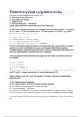 Respiratory med surg exam review Q & A &lpar;A&plus; GRADED 100&percnt; VERIFIED&rpar; 2023&sol;2024