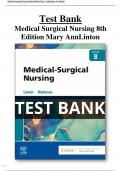 Test Bank Medical-Surgical Nursing 7th and 8th  Editions by Linton All Chapters | A+ ULTIMATE GUIDE 2022