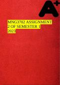 MNG3701 Assignment 2 (COMPLETE ANSWERS) Semester 2 2023