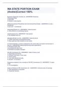 WA STATE PORTION EXAM &lpar;Andrei&rpar;Correct 100&percnt;