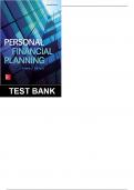 Personal Financial Planning 2nd Edition By Altfest - Test Bank