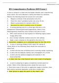 RN Comprehensive Predictor 2019 Form A&comma; B &C Combined 100&percnt; VEFIED Q & A Updated for 2022&sol;2023