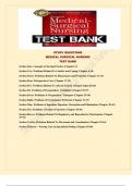 LEWIS'S MEDICAL SURGICAL NURSING TEST BANK 11TH EDITION GETTING ACROSS  CHAPTER 1-68 COMPLETE SOLUTIONS WITH RATIONALE