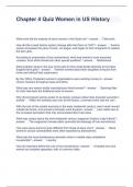 Chapter 4 Quiz Women in US History Questions and Answers 2023