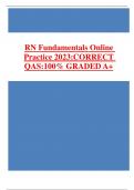 RN Fundamentals Online Practice 2023A NEW 2023 TERM GUARANTEED PASS 100&percnt; PASS