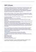 CBT 2 Exam Question and answers rated A&plus; 2023