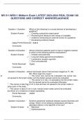 NR 511&sol;NR511 Midterm Exam LATEST 2023-2024 REAL EXAM 100  QUESTIONS AND CORRECT ANSWERS&vert;AGRADE