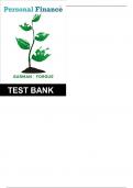 Personal Finance 13th Edition By Garman - Test Bank