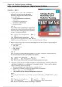 Test Bank For Introduction to Maternity and Pediatric Nursing 9th Edition by Gloria Leifer Chapter 1-34 |Complete Guide Newest Version 2023