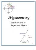 "Comprehensive Trigonometry Notes: Understanding Angles, Triangles, and Applications"