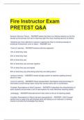 Fire instructor 1 / Florida Fire instructor COMBINED TESTS