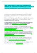 NBME CBSE ACTUAL TEST QUESTIONS AND ANSWERS 3 VERSIONS 300 QUESTIONS AND ANSWERS &lpar;Quiz bank with all the correct answers&rpar; &lpar;usmle step 1&rpar; Medical examination