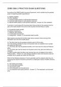 CEBS GBA 2 Practice Exam Questions