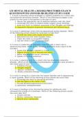 ATI MENTAL HEALTH A 2023/2024 PROCTORED EXAM 70 QUESTIONSWITH ANSWERS HIGHLITED STUDY GUIDE