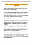 Aviation Maintenance Technician Airframe &lpar;AMA&rpar; EXAM 2023-2024