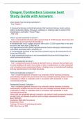 Oregon Contractors License best Study Guide with Answers&period;