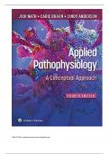 Test Bank for Applied Pathophysiology A Conceptual Approach 4th Edition By Judi Nath&semi; Carie Braun&vert;&vert;Chapter 1-20 &vert;&vert;ISBN NO-10&comma;1975179196&vert;&vert;ISBN NO-13&comma;978-1975179199&vert;&vert;Complete Guide