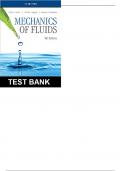Mechanics of Fluids SI Edition 5th Edition by Potter - Test Bank