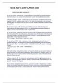 NBME Tests Compilation 2022&sol;2023 with Verified Answers