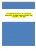 Family practice guidelines 5th edition cash glass mullen test bank.