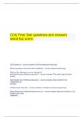   CDA Final Test questions and answers latest top score.