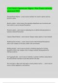 C215 WGU Operations Mgmt&period;- Post Exam  Questions correctly answered 2023 Graded A&plus;