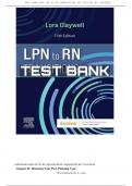 TESTBANK FOR LPN TO RN TRANSITIONS 5TH EDITION BY CLAYWELL/COMPLETE GUIDE LATEST UPDATE 2023