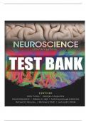 Neuroscience 6th Edition Test Bank by Purves | 100% Correct Answers |All 34 Chapters.VERIFIED