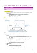 Samenvatting -  Arts en maatschappij 3 (1036GENGE3)