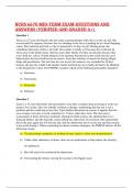 NURS 6670 MID-TERM EXAM-QUESTIONS AND ANSWERS &lpar;VERIFIED AND GRADED A&plus;&rpar; 