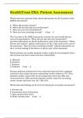 HealthTrust ENA&colon; Patient Assessment