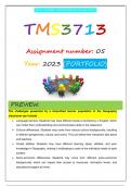 TMS3713 ASSIGNMENT 5 (PORTFOLIO) 2023