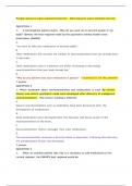 Purple answers were marked incorrect&period;&Tab;Red answers were marked correct&period;