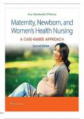 Test Bank for Maternity Newborn and Women&rsquo;s Health Nursing&colon; A Case-Based Approach 2nd Edition O&rsquo;Meara&vert;&vert;ISBN NO-10&comma;1975209028&vert;&vert;ISBN NO-13&comma;978-1975209025&vert;&vert;Complete Chapters&vert;&vert;Latest Guide