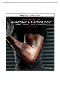Test Bank Principles of Anatomy and Physiology, 16th Edition, by Bryan Derrickson, Gerald Tortora||ISBN NO-13,978-1119662792||All Chapters||Complete Guide A+