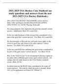 2021-2025 USA Hockey Case Studies(Case study questions and answers from the new 2021-2025 USA Hockey Rulebook.)