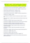 MPOETC ACT 120 Certification Exam &vert; Questions & Answers &lpar;100&percnt; Correct&rpar;