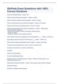 Ob&sol;Peds Exam Questions with 100&percnt; Correct Solutions 