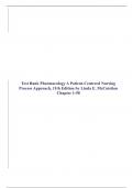 Test Bank Pharmacology A Patient-Centered Nursing Process Approach&comma; 11th Edition by Linda E&period; McCuistion Chapter 1-58