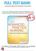 Test Bank For Advanced Practice Nursing 5th Edition By Lucille A&period; Joel &vert; 2022-2023 &vert; 9781719642774 &vert; Chapter 1-30 &vert; Complete Questions And Answers A&plus;