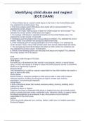 Identifying child abuse and neglect &lpar;DCF&comma;CAAN&rpar;