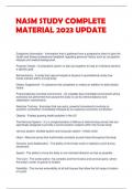 NASM STUDY COMPLETE  MATERIAL 2023 UPDATE
