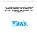 Test Bank for Dewits Medical Surgical NursingConcepts and Practice 4th Edition Stromberg AllChapters 1-49.
