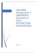 LML4805 Assignment 1