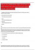 &lbrack;NGN&rsqb; ATI RN COMPREHENSIVE PREDICTOR RETAKE EXAM LATEST UPDATE 2023&lowbar;2024 QUESTIONS WITH VERIFIED ANSWERS AND RATIONALES