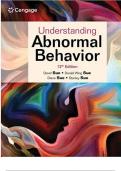 Test bank for Understanding Abnormal Behavior 12th Edition, Sue||ISBN NO-10,0357365216||ISBN NO-13,978-0357365212||All Chapters||Complete Guide A+