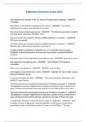 Addictions Counselor Exam GRADED A&plus; 2023 &vert;2024 LATEST UPDATE 