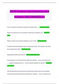 RCFE Practice Test Questions And Answers 2023 GRADED A&plus;