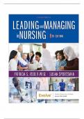 Test Bank For Leading and Managing in Canadian Nursing 8th Edition, Patricia S. Yoder-Wise, Janice Waddell, Nancy Walton||ISBN NO-10,0323792065||ISBN NO-13,978-0323792066||All Chapters Covered.