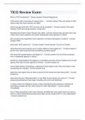 TICO Review Exam QUESTIONS AND ANSWERS RATED A&plus; 2023&vert;2024 UPDATE 